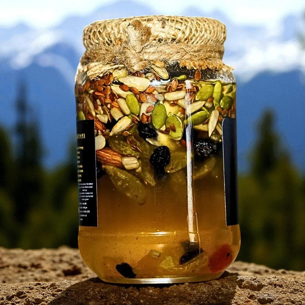 Kashmiri Acacia Honey with Nuts & Seeds 500gms