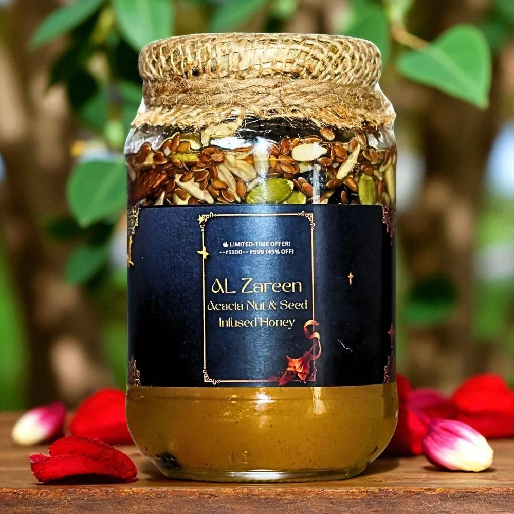 Kashmiri Acacia Honey with Nuts & Seeds 500gms