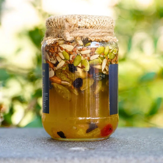 Kashmiri Acacia Honey with Nuts & Seeds 500gms