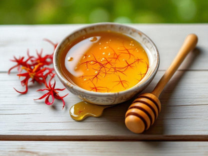 Saffron Infused in Multifloral wild Honey 500gms
