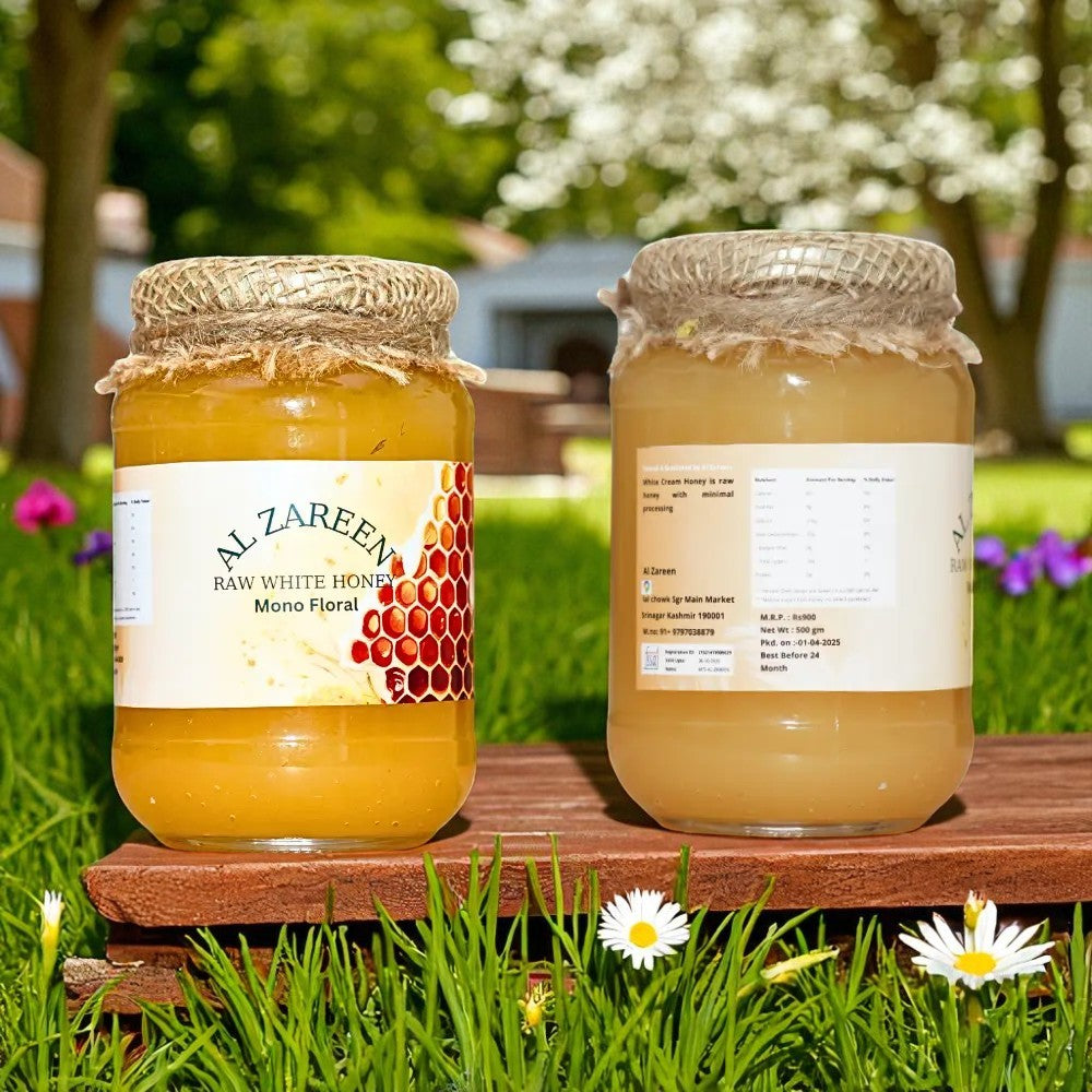 White Cream Honey Raw 500gms