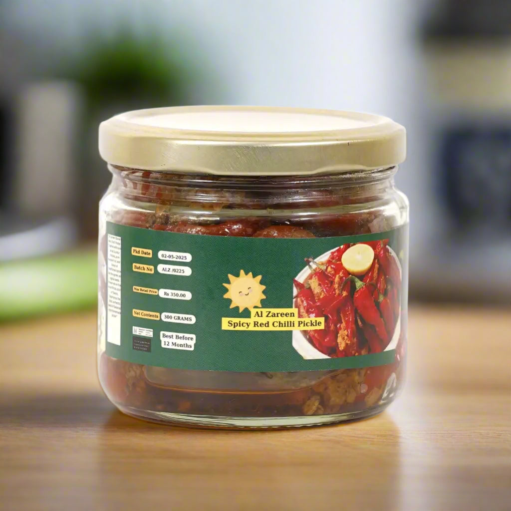 Stuffed Red Chilli Pickle - Authentic & spicy delight from Banaras - 300gms