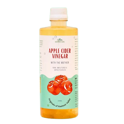 Kashmiri Apple Cider Vinegar - Unfiltered with Mother - Pure Apple Essence - 500ml bottle