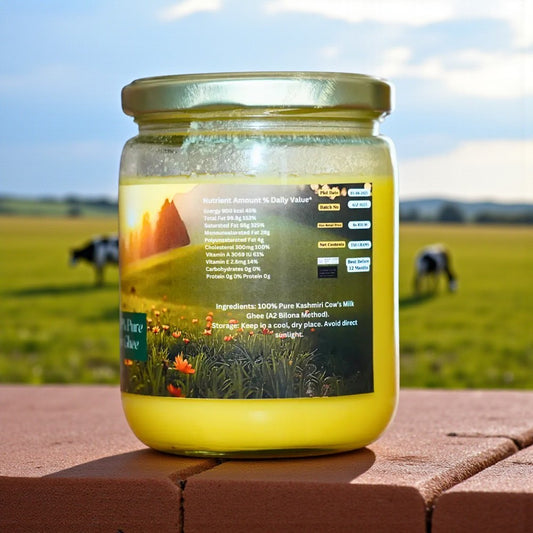 Kashmir organic Cow A2 Bilona Best Ghee 350gms