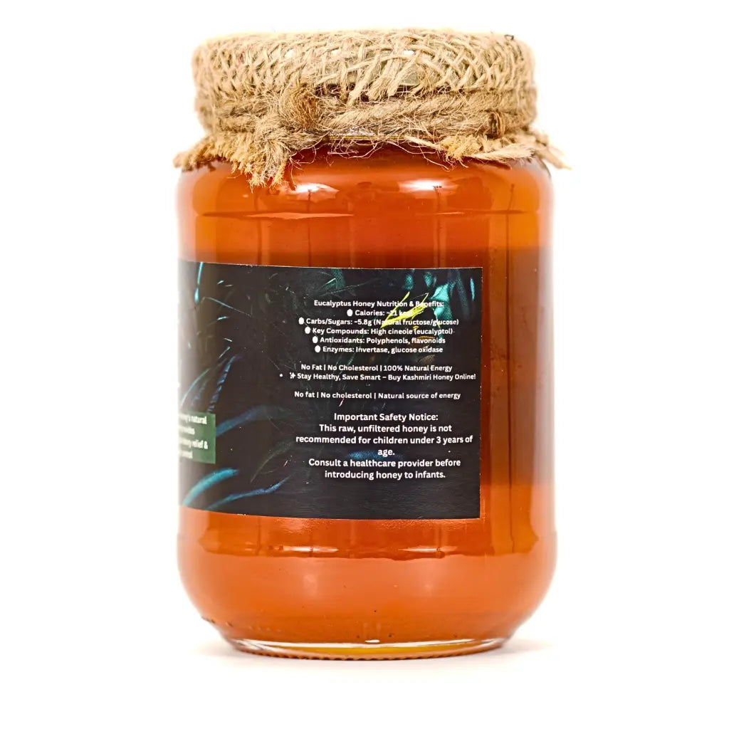 Pure Raw Eucalyptus Honey from the Himalayas 500gms